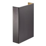 Nordlux Fold 15 Wall Light Black Up & Down 6.4W 250lm - 830 Warm White 