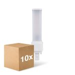 Multipack 10x Ledvance Dulux-D LED 7W - 830 Warm White | 2-Pin - Replaces 18W