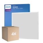 Multipack 4x Philips LED Panel Ledinaire RC065B 28W 3400lm - 865 Daylight | 60x60cm - UGR <19