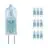 Multipack 10x Osram 64427 Halostar Starlite 2000 GY6.35 20W 12V 928 | Extra Warm White - Best Colour Rendering