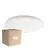 Multipack 4x Noxion LED Bulkhead Corido V2 White 12/16/20W 2000lm 830-840-865 CCT | IP44 - Motion and Light Sensor