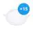 Multipack 15x LED Downlight UltraSlim 15W 1200lm 110D - 840 Cool White | 190mm - Cutout 175mm