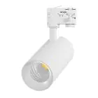 Noxion LED Tracklight 3-Phase Ecowhite Aluminium White 30W 3210lm 36D - 940 Cool White | UGR 